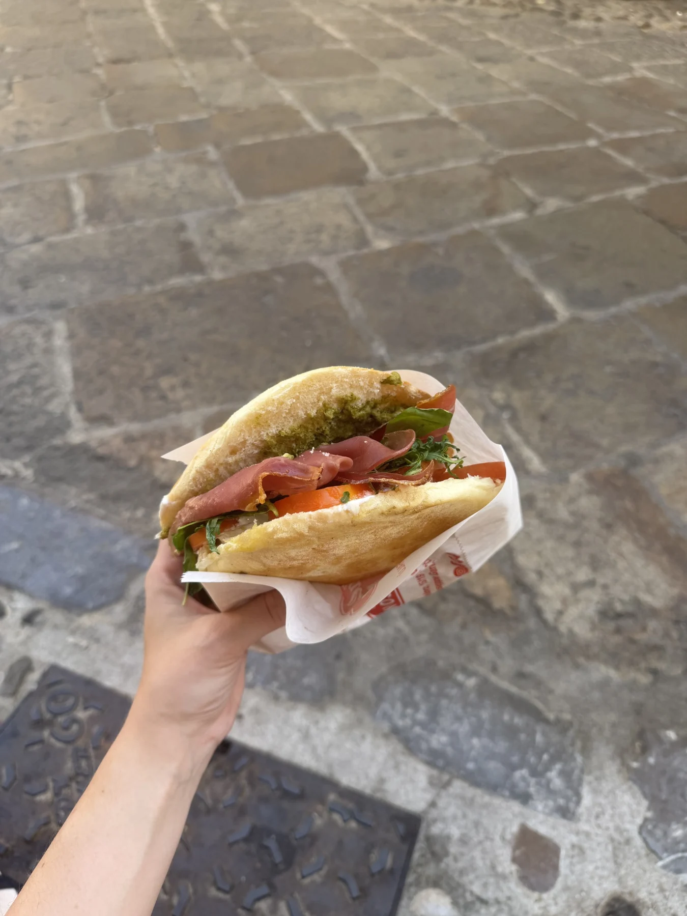 Una parada para comer entre paseos.