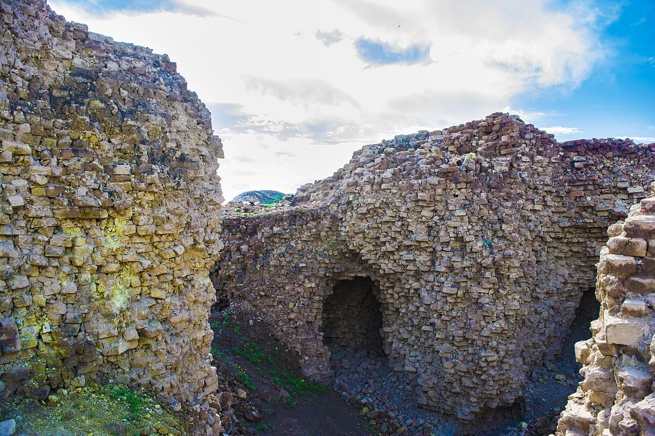 Restos en Babilonia. No son restos confirmados de los Jardines Colgantes.